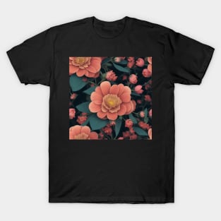 Floral Pattern T-Shirt